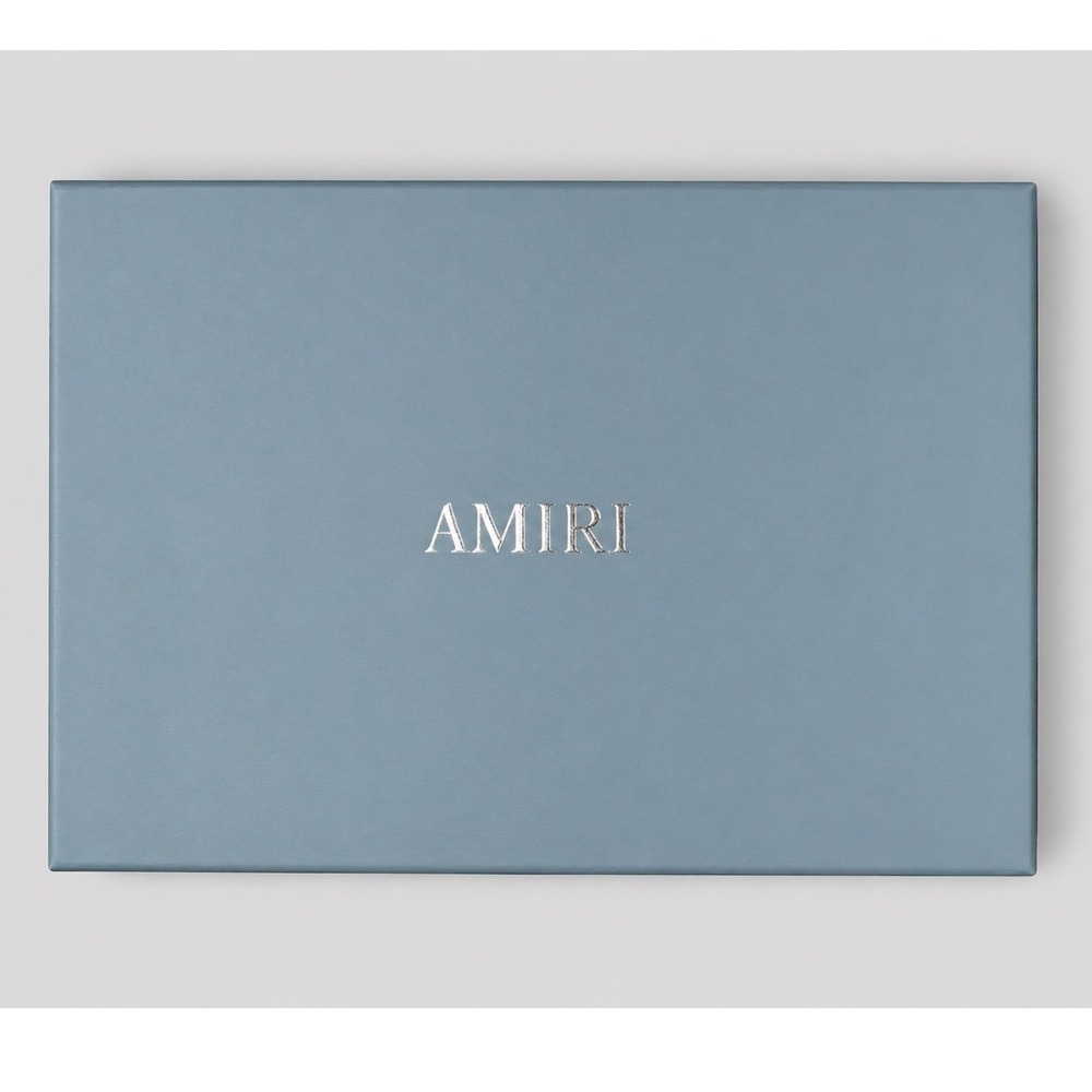 Amiri Newport Sneaker Box Blue Silver Logo AMSN1061-127 Size 48 Box Only